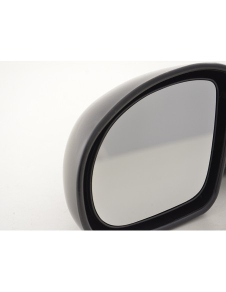 Specchietto retrovisore esterno sportivo set N-Look 3 poli regolabile nero con guida a sinistra