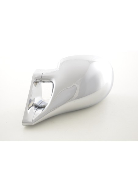 Specchietto retrovisore esterno sportivo set N-Look con guida a destra cromata regolabile manualmente