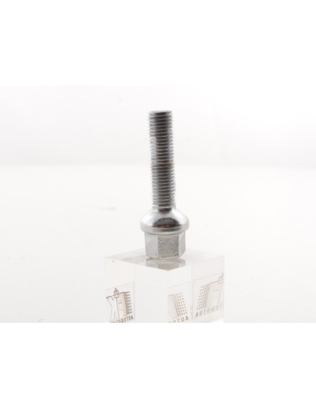 Set bulloni ruota (8 pz.) Lunghezza albero 35mm collare sferico cromato M12x1,5