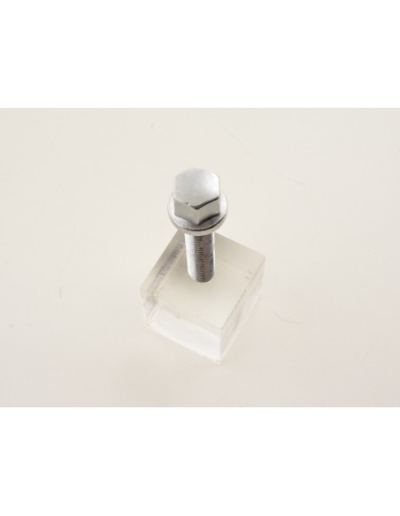 Set bulloni ruota (8 pz.) Lunghezza albero 35mm collare sferico cromato M12x1,5