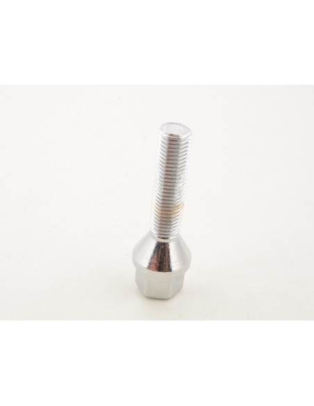Set bulloni ruota (8 pz.) Lunghezza albero 39mm, collare conico cromato M12x1,5
