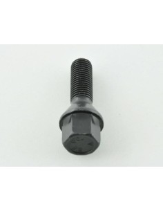 Radschraube einzeln Schaftlänge 32mm Kegelbund schwarz M14x1,5 2