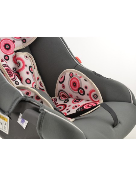 Seggiolino auto seggiolino auto seggiolino auto nero / bianco / rosa gruppo 0+, 0-13 kg