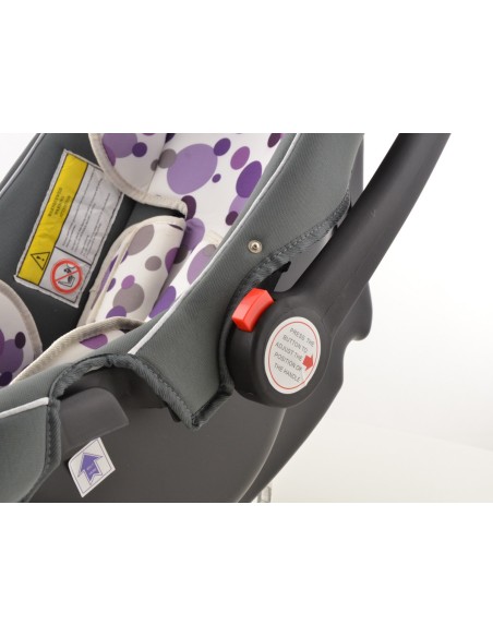 Seggiolino auto seggiolino auto seggiolino auto nero / bianco / viola gruppo 0+, 0-13 kg