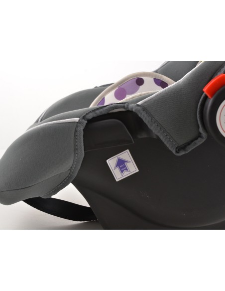 Seggiolino auto seggiolino auto seggiolino auto nero / bianco / viola gruppo 0+, 0-13 kg