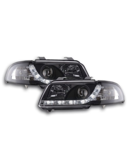 Faro Daylight Luci di marcia diurna a LED Audi A4 B5 8D 99-01 nero