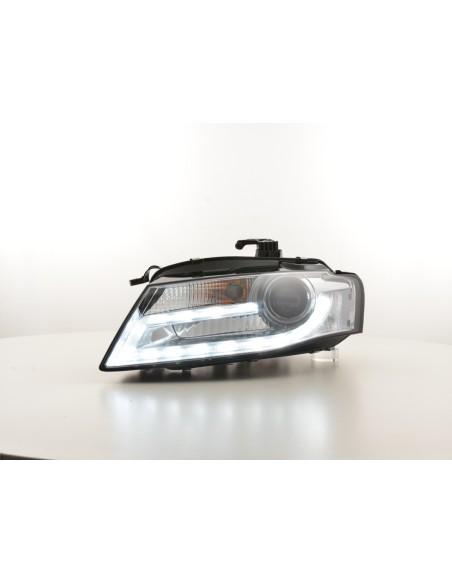 Set fari Xenon Daylight Luci di marcia diurna a LED Audi A4 B8 8K 07-11 cromo