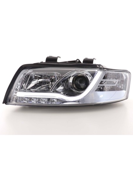Faro Daylight LED DRL look Audi A4 tipo 8E 01-04 cromato