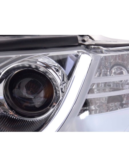 Faro Daylight LED DRL look Audi A4 tipo 8E 01-04 cromato