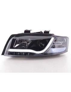 Faro Daylight LED DRL look Audi A4 tipo 8E 01-04 nero 2
