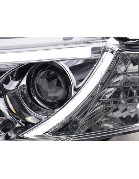 Faro Daylight LED DRL look Audi A4 tipo 8E 04-08 cromato