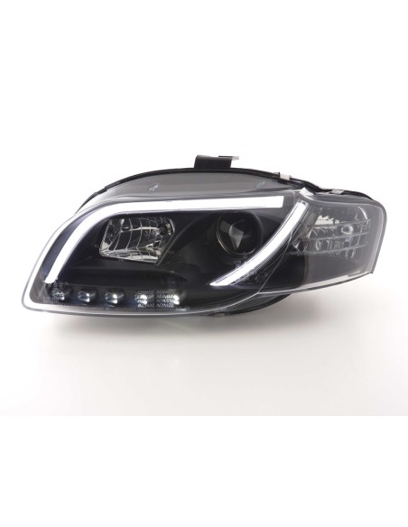 Faro diurno Luci di marcia diurna a LED Audi A4 tipo 8E 05-07 nero