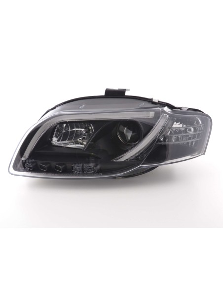 Faro diurno Luci di marcia diurna a LED Audi A4 tipo 8E 05-07 nero