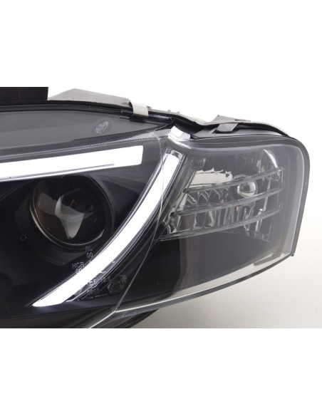 Faro diurno Luci di marcia diurna a LED Audi A4 tipo 8E 05-07 nero
