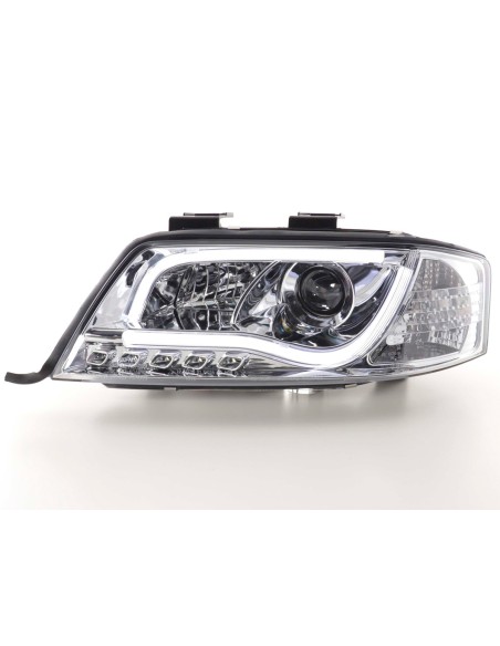 Faro Daylight LED DRL look Audi A6 tipo 4B 97-01 cromato