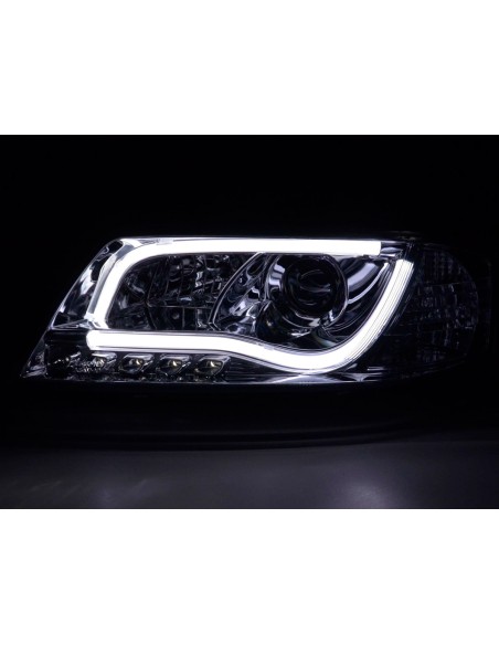 Faro Daylight LED DRL look Audi A6 tipo 4B 97-01 cromato