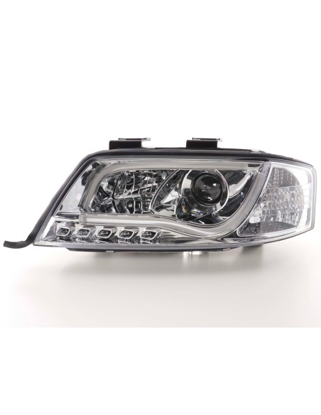 Faro Daylight LED DRL look Audi A6 tipo 4B 97-01 cromato