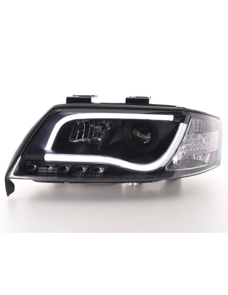 Faro Daylight LED DRL look Audi A6 tipo 4B 97-01 nero