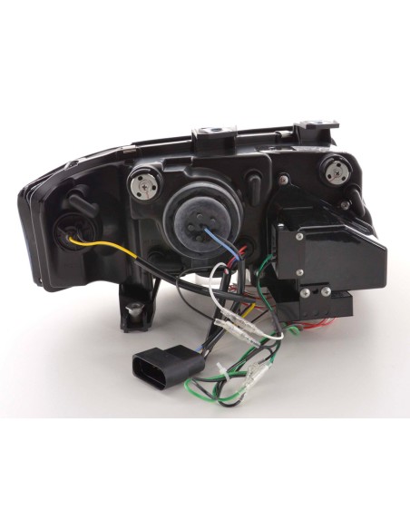 Faro Daylight LED DRL look Audi A6 tipo 4B 01-04 cromato