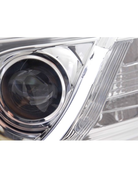 Faro Daylight LED DRL look Audi A6 tipo 4F 04-08 cromato