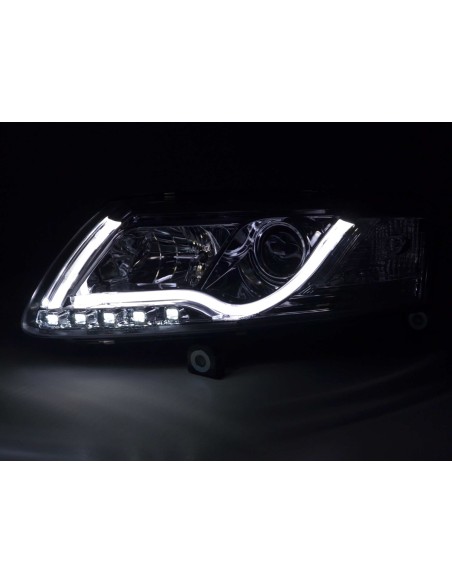 Faro diurno Luci di marcia diurna a LED Audi A6 tipo 4F 04-08 cromato