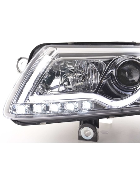 Faro diurno Luci di marcia diurna a LED Audi A6 tipo 4F 04-08 cromato