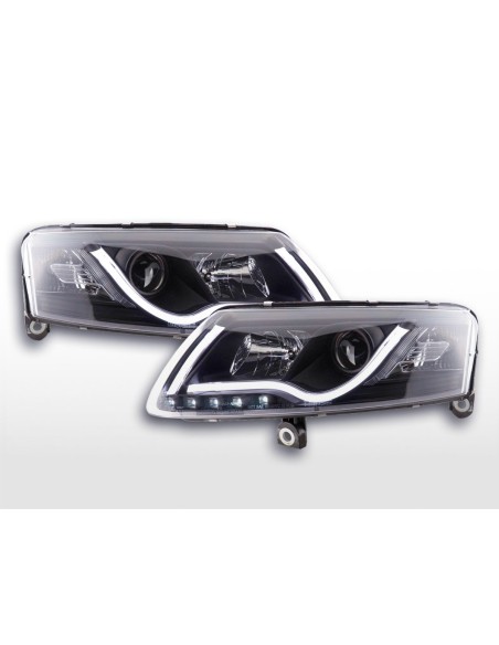 Faro diurno Luci di marcia diurna a LED Audi A6 tipo 4F 04-08 nero