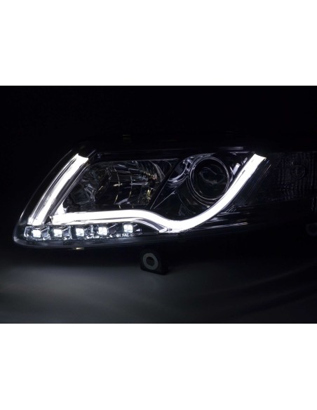 Faro diurno Luci di marcia diurna a LED Audi A6 tipo 4F 04-08 cromato