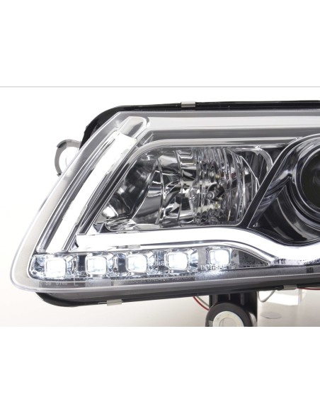 Faro diurno Luci di marcia diurna a LED Audi A6 tipo 4F 04-08 cromato