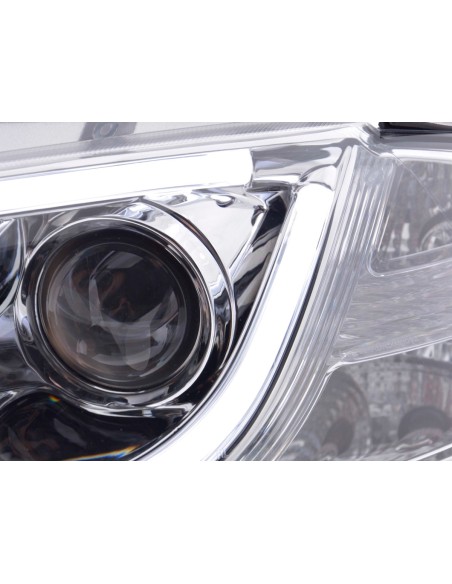 Faro Daylight LED DRL look Audi A3 tipo 8P / 8PA 03-08 cromato