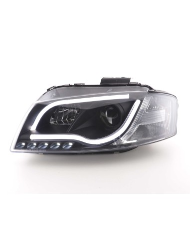 Faro diurno Luci diurne a LED Audi A3 tipo 8P / 8PA 03-08 nero