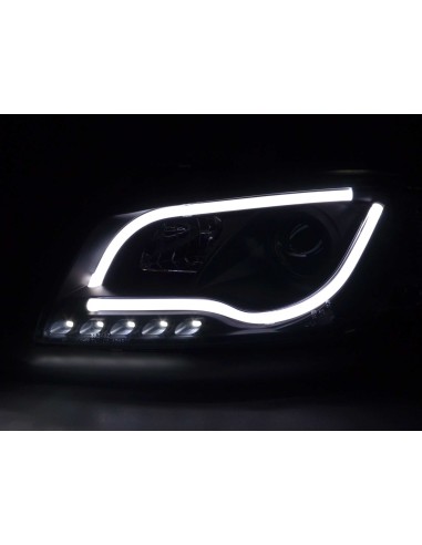 Faro diurno Luci diurne a LED Audi A3 tipo 8P / 8PA 03-08 nero