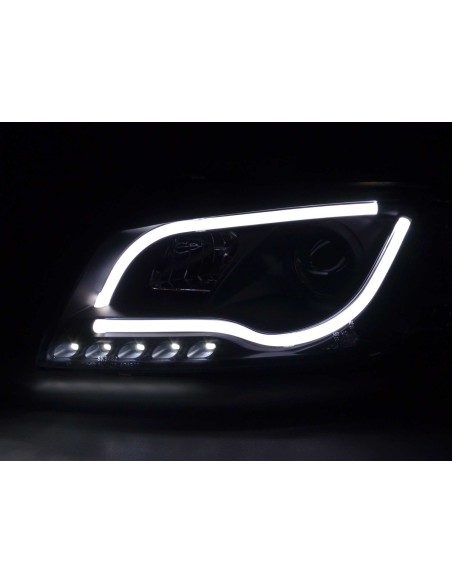 Faro diurno Luci diurne a LED Audi A3 tipo 8P / 8PA 03-08 nero