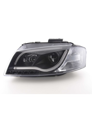 Faro diurno Luci diurne a LED Audi A3 tipo 8P / 8PA 03-08 nero