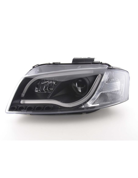 Faro diurno Luci diurne a LED Audi A3 tipo 8P / 8PA 03-08 nero