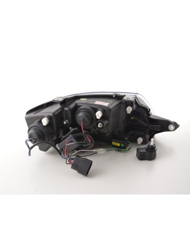Faro Daylight LED DRL look Audi TT tipo 8N 99-06 nero per guida a destra