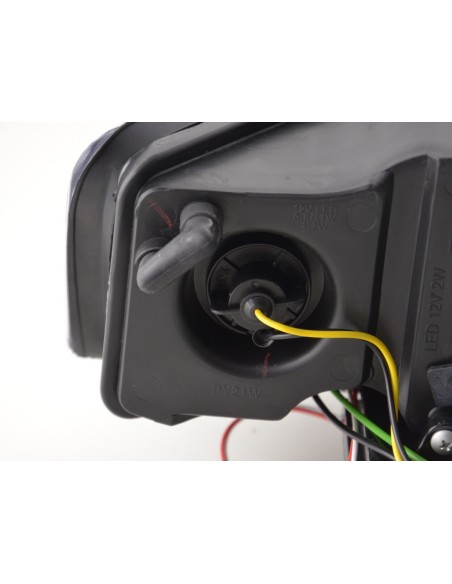 Faro Daylight LED DRL look Audi A4 tipo 8E 01-04 nero per guida a destra