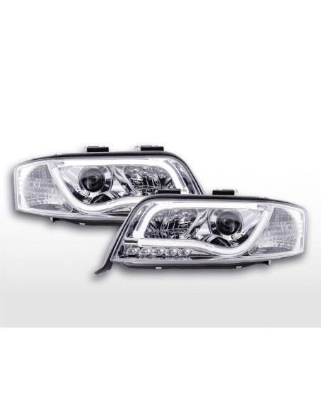 Faro Daylight LED DRL look Audi A6 tipo 4B 01-04 cromato per guida a destra