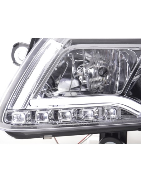 Faro Daylight LED DRL look Audi A6 tipo 4F 04-08 cromato per guida a destra