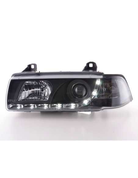 Faro diurno Luci di marcia diurna a LED BMW Serie 3 E36 Coupé 92-99 nero