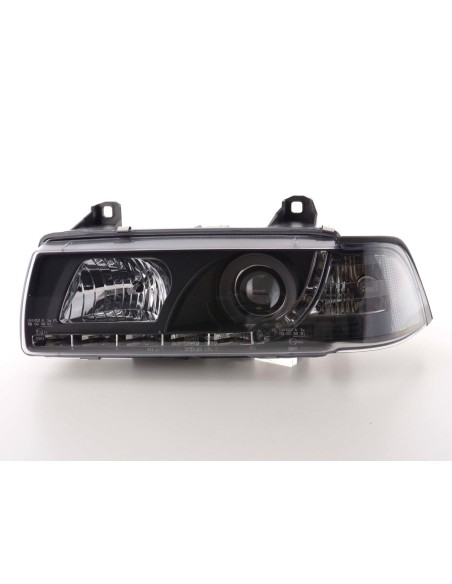 Faro diurno Luci di marcia diurna a LED BMW Serie 3 E36 Coupé 92-99 nero