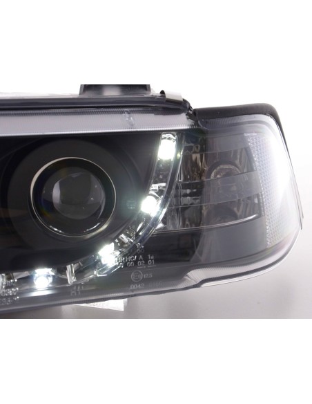 Faro diurno Luci di marcia diurna a LED BMW Serie 3 E36 Coupé 92-99 nero