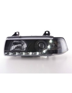 Fari Daylight Luci di marcia diurna a LED BMW Serie 3 E36 berlina 92-98 nera 2