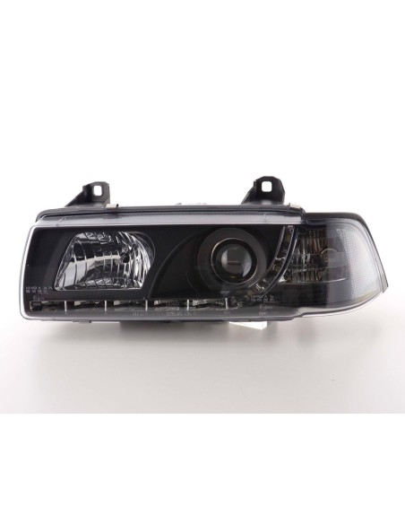 Fari Daylight Luci di marcia diurna a LED BMW Serie 3 E36 berlina 92-98 nera