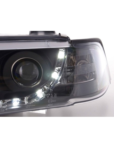 Fari Daylight Luci di marcia diurna a LED BMW Serie 3 E36 berlina 92-98 nera