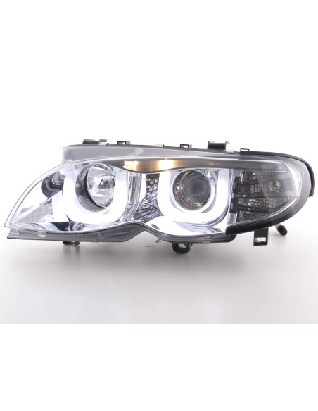 Fari Angel Eyes BMW 3er E46 Limo / Touring 02-05 cromati
