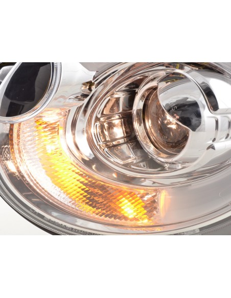 Faro Daylight LED DRL look Mini One / Cooper 06-10 cromato