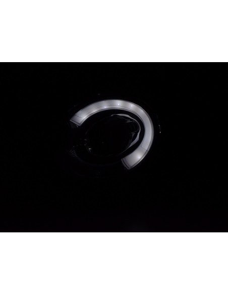 Set di fari Xenon Daylight LED DRL look Mini One / Cooper 06-10 nero
