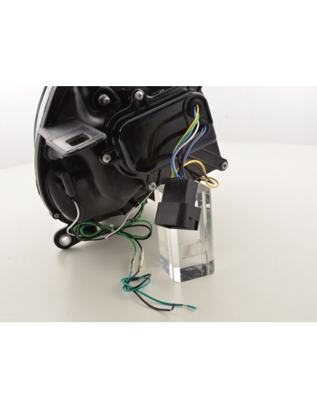 Set di fari Xenon Daylight LED DRL look Mini One / Cooper 06-10 nero