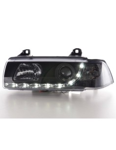 Faro Daylight Luci di marcia diurna a LED BMW Serie 3 E36 Coupe / Cabrio 92-98 nero per guida a destra 2